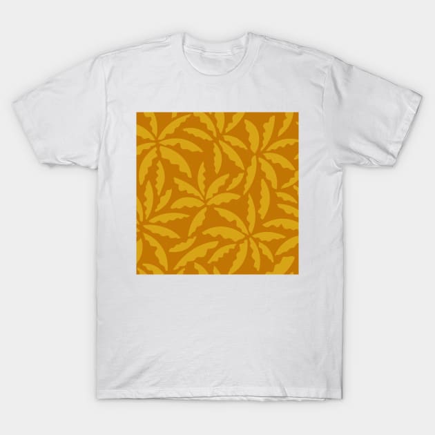 Palms in Mustard T-Shirt by matise